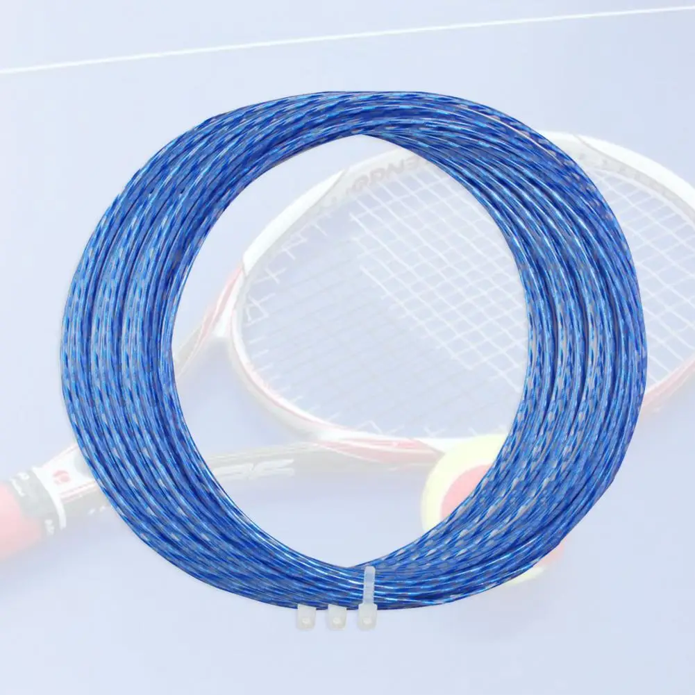1PCS Tennis Racket Line Plus Silk Nylon Titanium Line Crystal Soft Small Basin 1.30MM High Elastic Scattered