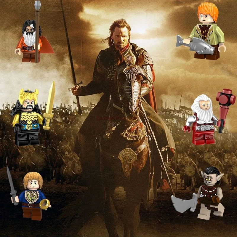 

The Lord Of The Ring Series Movie Single Sale Building Blocks Frodo Baggins Gandalf Samwise Gamgee Figures Toys For Children
