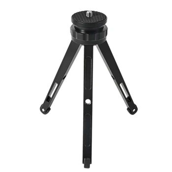 

Mini Tripod Metal Desktop Mini Tabletop Stand for DSLR Camera Mirrorless Camera Smartphone Small Tripod