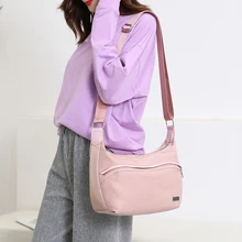 Модные маленькие женские сумки-мессенджеры, женская сумка, водонепроницаемая нейлоновая женская сумка на плечо, сумки через плечо, женская сумка