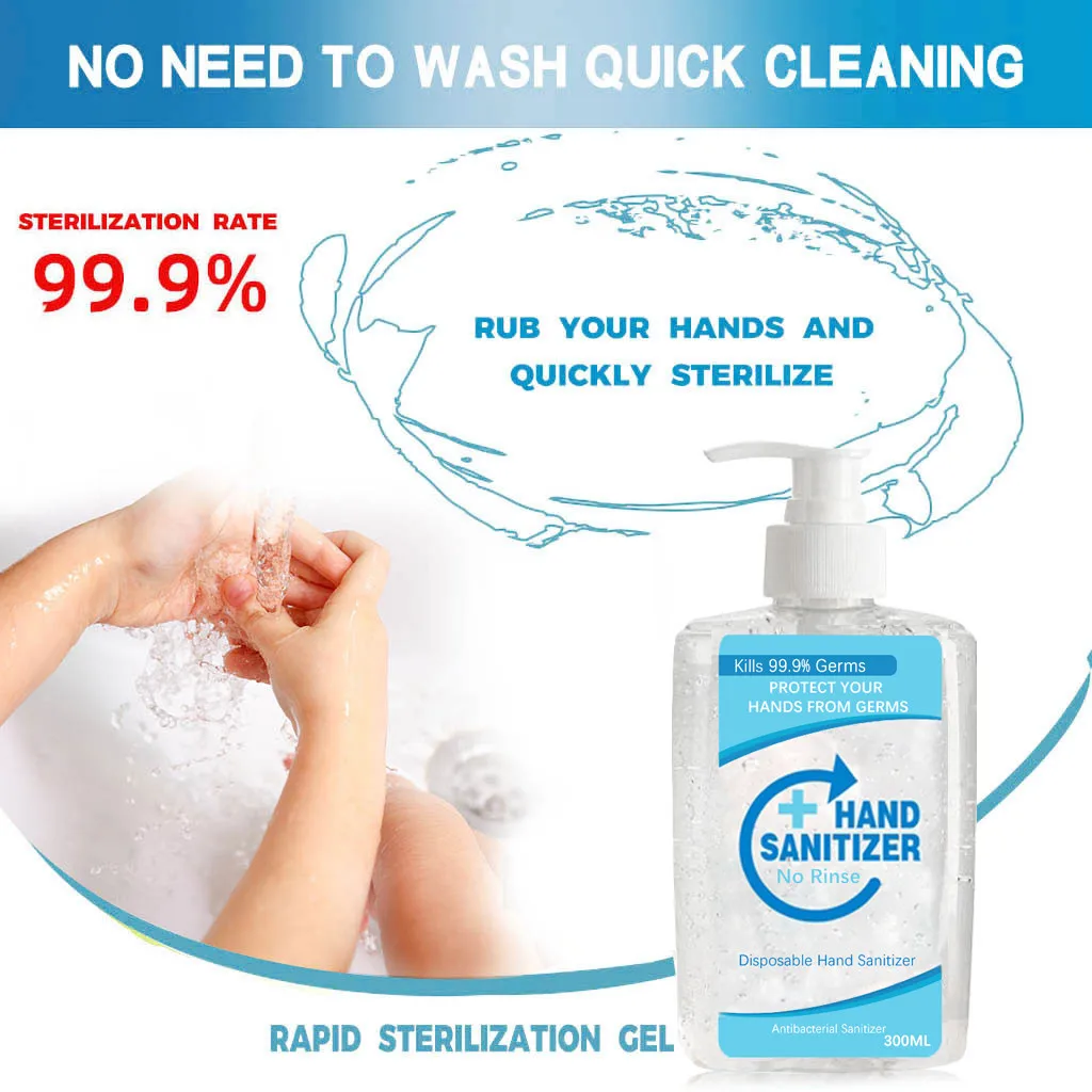 Sanitizer 2020 Top Disposable Hand Sanitizer Long-Lasting Speed Dry Hand Lotion Disposable Hand Lotion 300ML Desinfectante