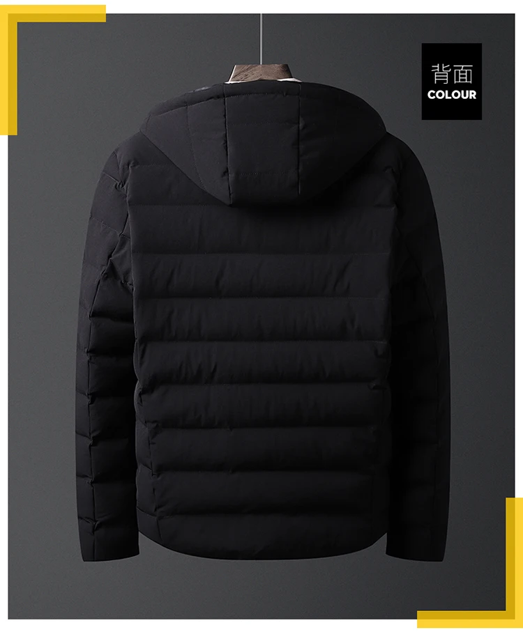 grosso quente parka casaco com capuz moda