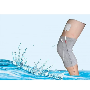 

Blood Circulation High Elastic Winter Practical Massage Electrode Kneepads Conductive Physical Therapy Cold Proof Easy Apply
