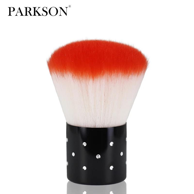 Parkson Nail Art Brush Soft Clean Dust Powder Red Pink Mushroom Shape  Powder Remover Brush Make Up Brushes Women Cosmetics Tool - AliExpress