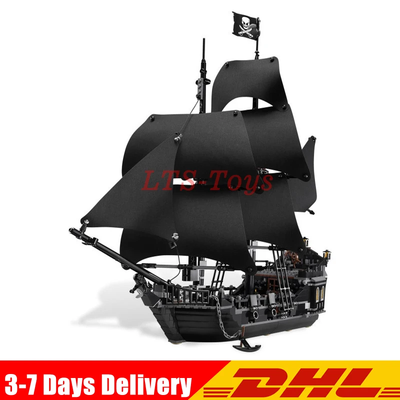 DHL с изображением персонажа фильма «Пираты Карибского моря» 16006 16009 16042 16016 22001 4184 4195 10210 модель здания Наборы блоки игрушка