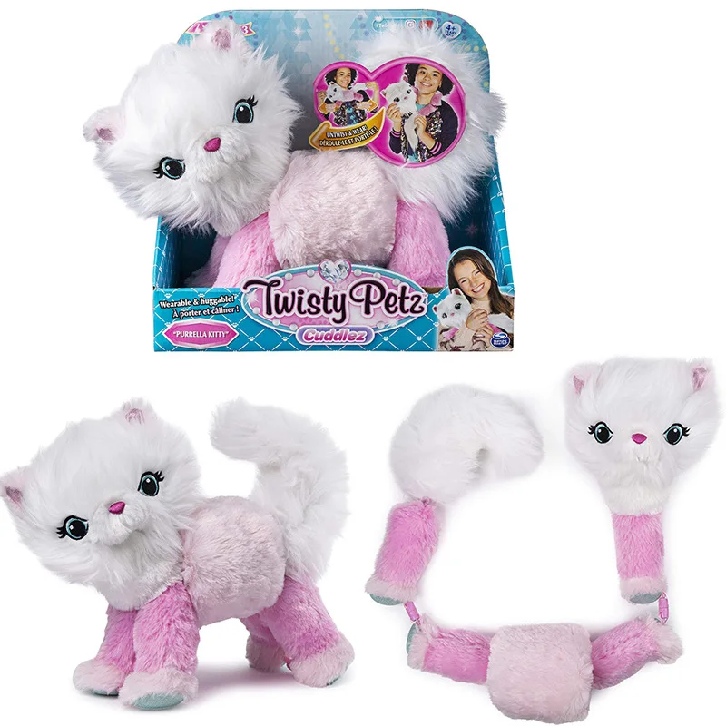 Twisty Petzed Cuddlezed разнообразие плюшевых домашних животных детская игрушка нагрудник деформация шарф «Единорог» детские цветные luls единороги кошка плюшевая кукла