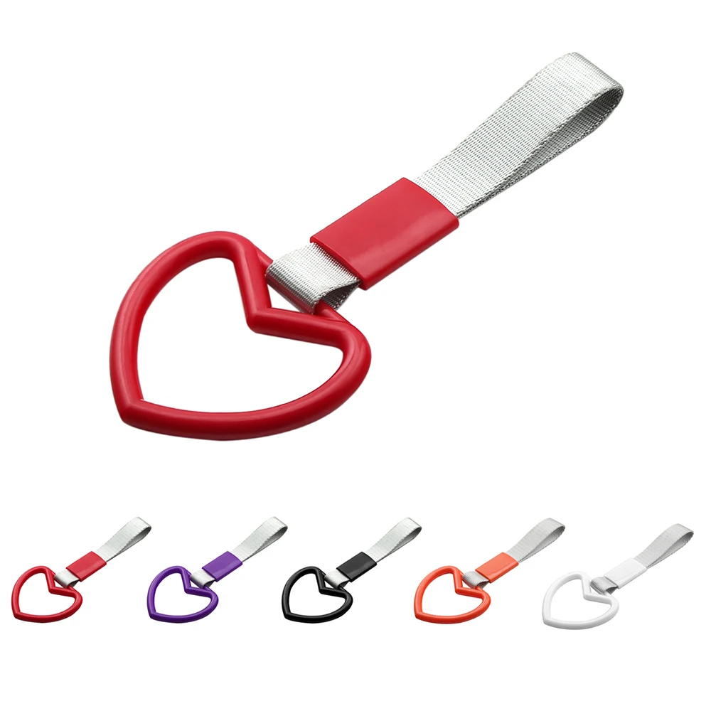 Tsurikawa Ring Heart JDM Train Bus Handle Hand Strap Drift Charm Strap Drift Auto Accessories