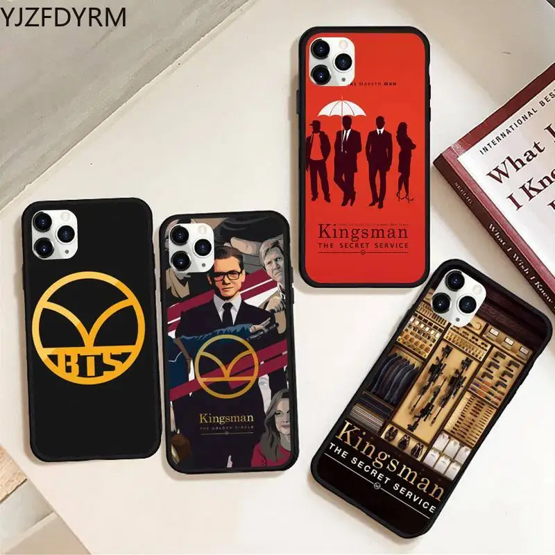Чехол для телефона YJZFDYRM Kingsman The Secret резиновый чехол iPhone 11 pro XS MAX 8 7 6 6S Plus X 5S SE 2020 XR |