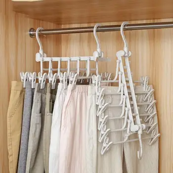 

New 3D Creative Space Saving Clothes Hanger Wardrobe Closet Organizer Clothes Hanger with Hook Closet Organizer Storage Rack
