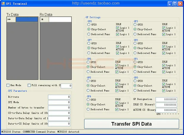 HID USB к SPI мастер-устройству UTS2210 адаптер преобразования Поддержка 9 GPIO DIY RC Электронный Робот Модель UNO макетная плата