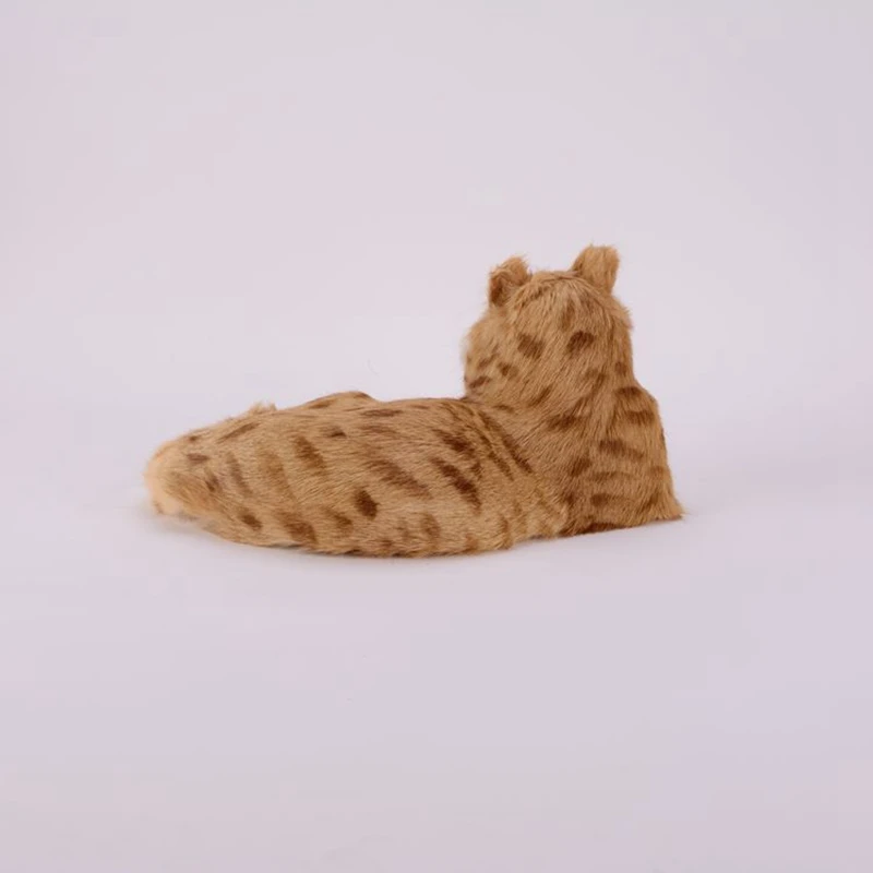 Моделирование кошка украшения для дома животное кошка модель украшения плюшевые игрушки куклы ремесла подарок на день рождения 25x20x11 см DY80053