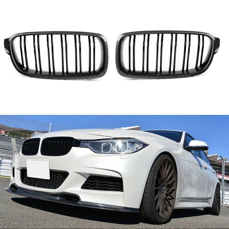 Передняя решетка для почек из углеродного волокна BMW F30 F35 328I 335I 2012-2018 | Автомобили