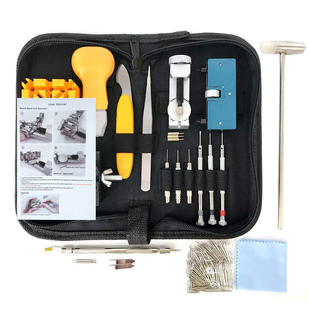 

When Chi 168 PCS Watch Repair Kit Profession Watch Repair Tool Watch Band Tool Kit Carrying Case