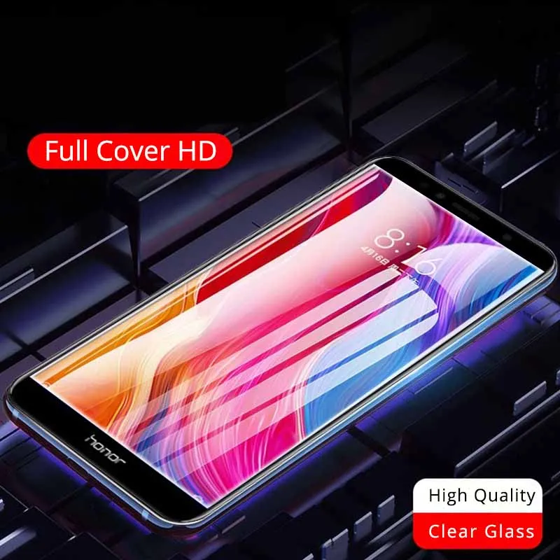 2 шт./партия, защитное закаленное стекло для huawei Honor 7C 8c 7A Pro, защита для экрана, мягкий край, изогнутое на Honor 6A 6X 6CPro 8 9 Lite