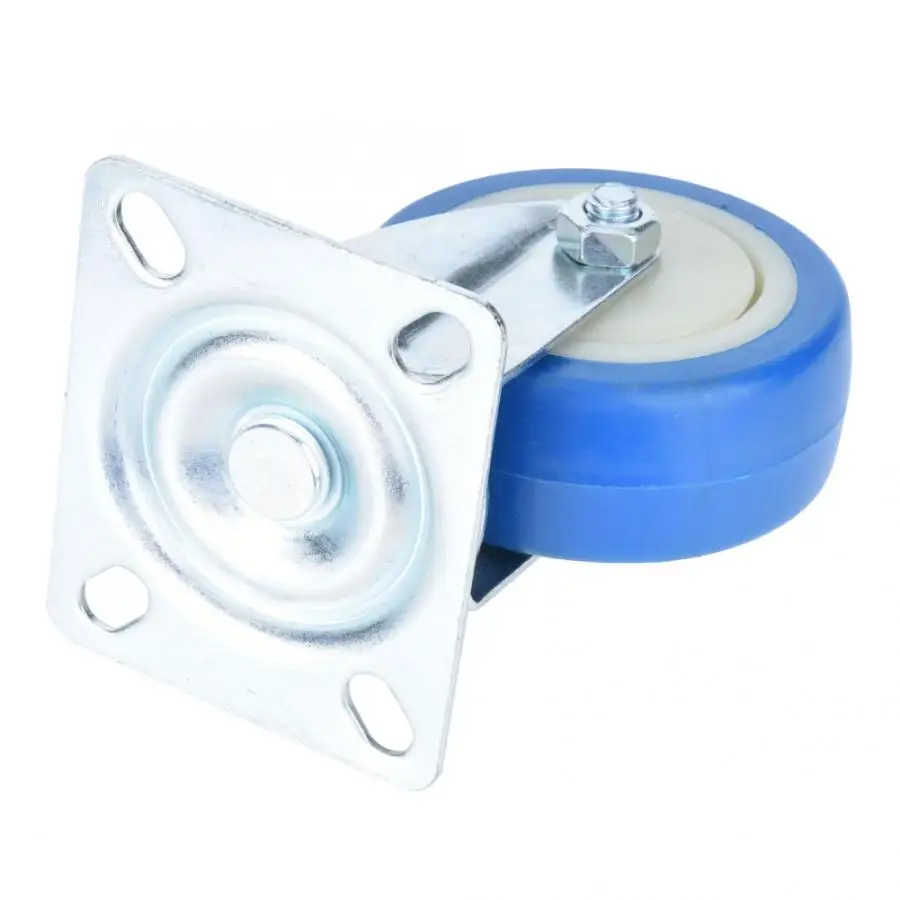 4 шт. колесики из ПВХ Caster Light type 3 дюйма одиночные колесики для вала 40 кг Подшипник нагрузки для тележки