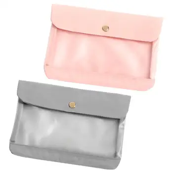 

Mask Storage Bag Small Cloth Bag Portable Storage Clip Travel Collection Bag Masks, Business Cards, Paper Organizer Purse