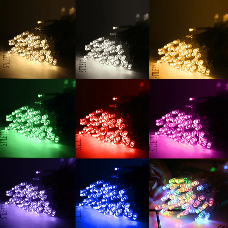 1m-6m Indoor Christmas Colorful Flashing String Lights LED Holiday Wedding Romantic Decoration Battery Star Lights