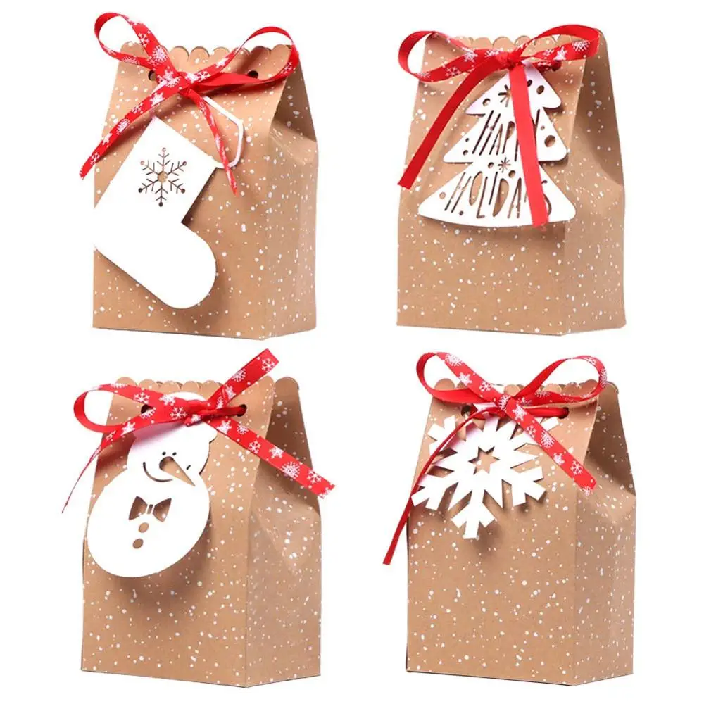 4pcs 7x4.5 inch Теплые рождественские украшения кукла-эльф плюшевые Рождественские елки Висячие орнаменты Счастливого Рождества нового года детские игрушки 40x24 см - Цвет: 4pcs 7x4.5 inch