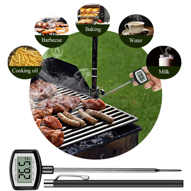 Háztartási Hőmérők Ételhús Hőmérő Konyha Digitális Főzési Étel Szonda Elektronikus Grill Főző Sütő - Image 4