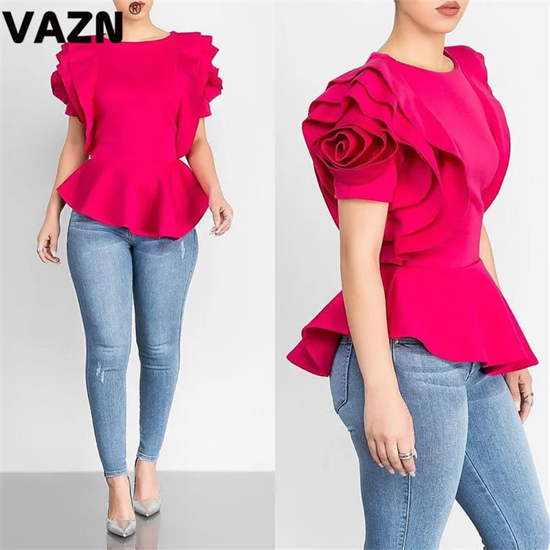 VAZN GLLS/10174 летний продукт, 3 цвета, футболка с круглым вырезом и принтом, праздничная футболка с короткими рукавами, футболка для ночного клуба
