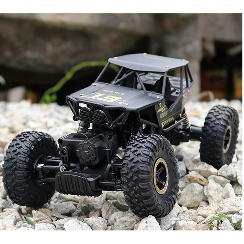 1:18 4WD RC автомобиль игрушки обновленная версия 2,4G радио управление Багги грузовики внедорожные двойные двигатели привод Bigfoot модель автомобиля для детей