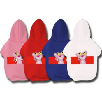 

Pet Print Leopard Fashion Dog Hooded Jacket Autumn and winter French Bulldog Short Sleeve Sweatshirt Hooded Cat Dog Jacket XXL