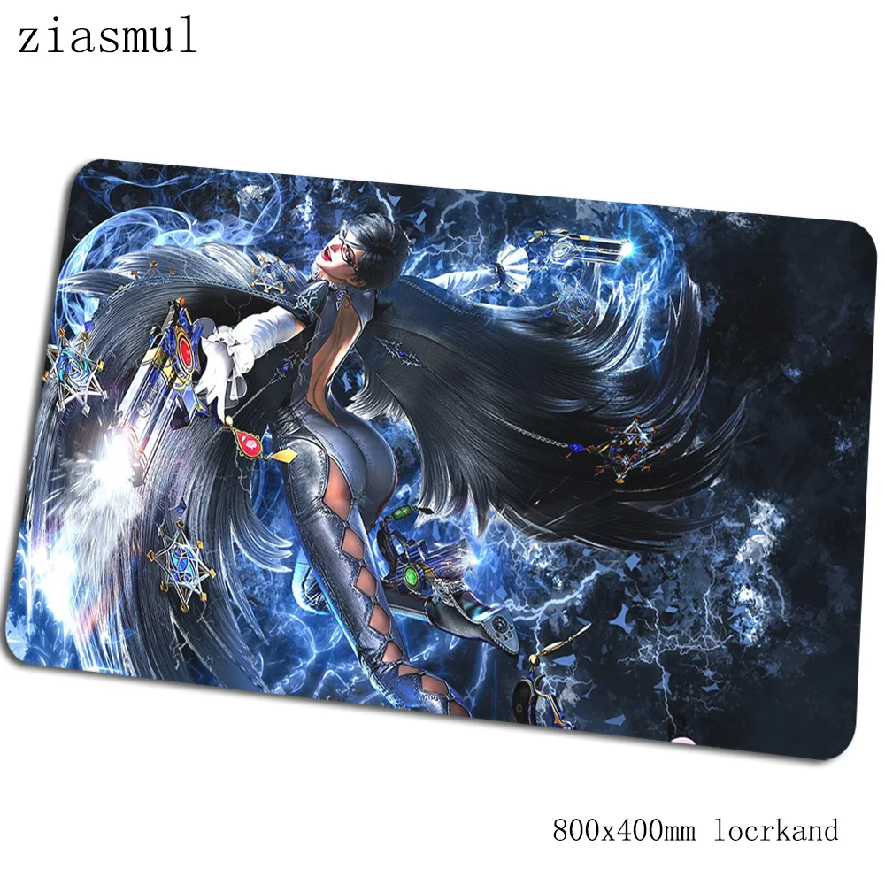 Bayonetta коврик для мыши 80x40 см игровой коврик для мыши с изображением Рождественские подарки офисный ноутбук с алюминиевым корпусом стол коврик лучшие padmouse игры pc gamer коврики - Цвет: Size 800x400x2mm