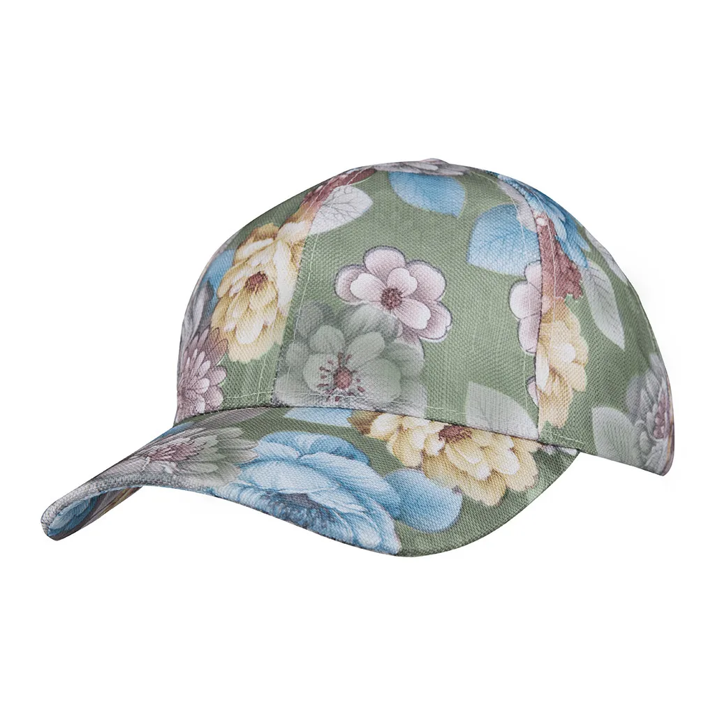 Sleeper# P501 новые кепки женские летние бейсбольные Булочки с цветочным принтом, шляпа от солнца, шапка, повседневная одежда, подарки