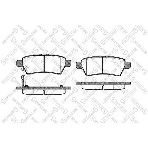 Disc pads z  Nissan Pathfinder 2.5D 05 STELLOX 1199 001- | Автомобили и мотоциклы