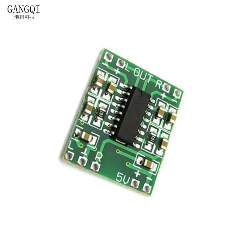 10PCS PAM8403 Super mini digital power amplifier board miniature class D power amplifier board 2 * 3 w high 2.5-5 v USB