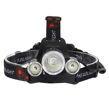 

USB Charger With Battery ABS Bright Night Head Light Adjustable 180 Degree Work Light Running Lamp COB Light