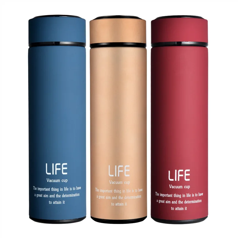 500ML Creative Theroms Coffee Mug Travel 304 Stainless Steel Thermos Cups Vacuum Flask Water Bottle Tea Mug Tumbler
