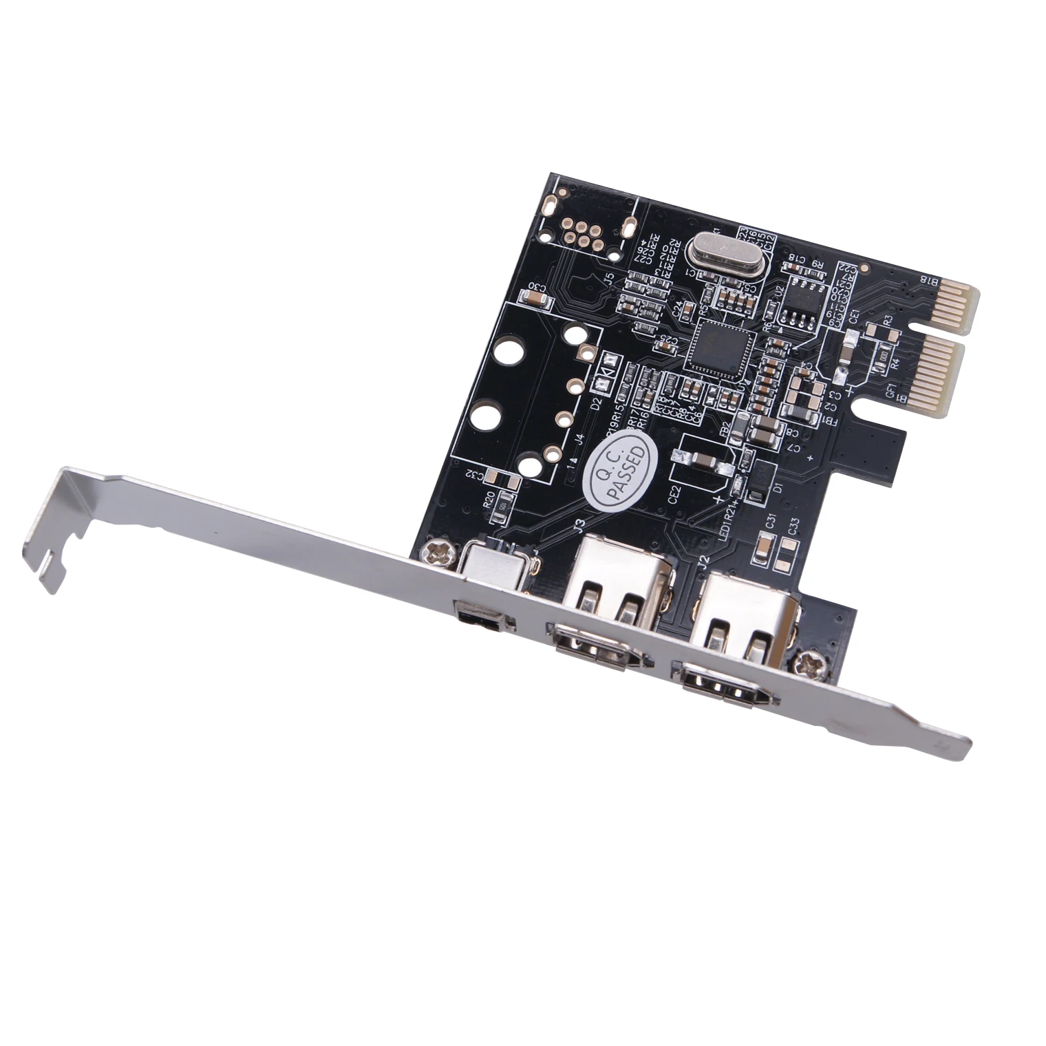 PCI-E 1X до 1394 карта 3 порта DV HD видео захвата pcie 1394a 1394b 6pin VT6315N | Компьютеры и офис