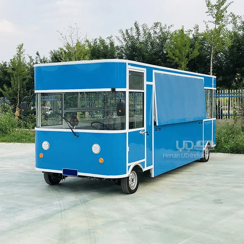 Us Mobile Kitchen Restaurant Food Truck Pizza Vending Hot Dog Fries Cart Shop Concessione Trailer Electric Food Truck In Vendita