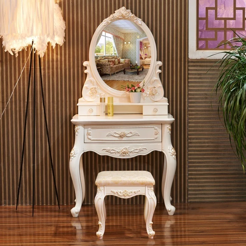 MODEL AH De Maquiagem Comoda Para Quarto Toaletka Do Sypialni Makeup Box Tablo Bedroom Furniture Penteadeira Korean Dressing Table - Цвет: MODEL AH