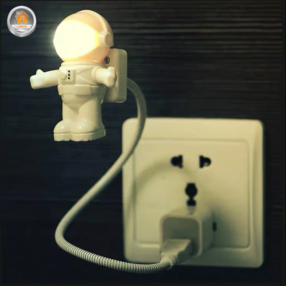 Светодиодный ночник астронавт космос 0 5 Вт настольная лампа для чтения usb порт