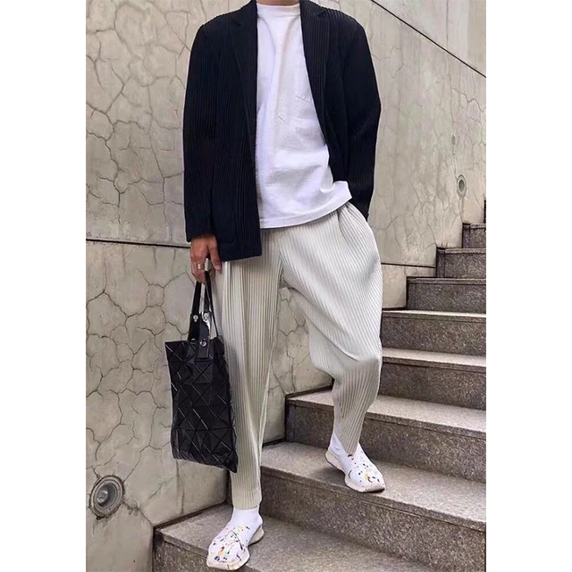 Homme Plissé Issey Miyake MC February Pleated Tapered Trousers - Farfetch