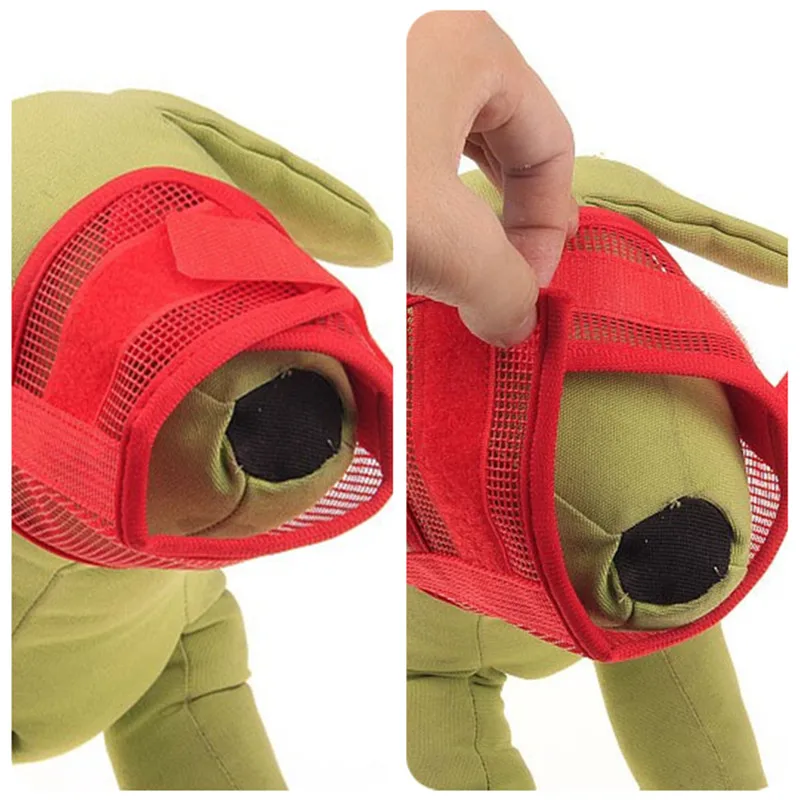 1 шт. Регулируемый сетчатый дышащий мелкий и большой намордник для рта собаки
