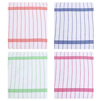 

8 Pcs Multifunctional Kitchen Cleaning Cloth Kitchen Striped Dish Towels Multifunctional Cotton Dishwashing Cloth