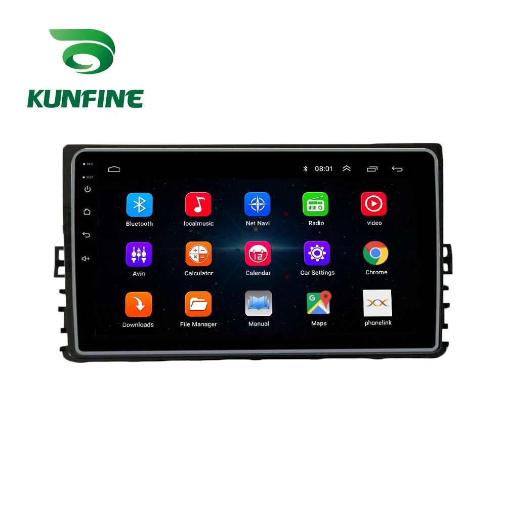 Android Car DVD GPS Navigation Multimedia Player Car Stereo For VW 2018 universal Radio Headunit 3