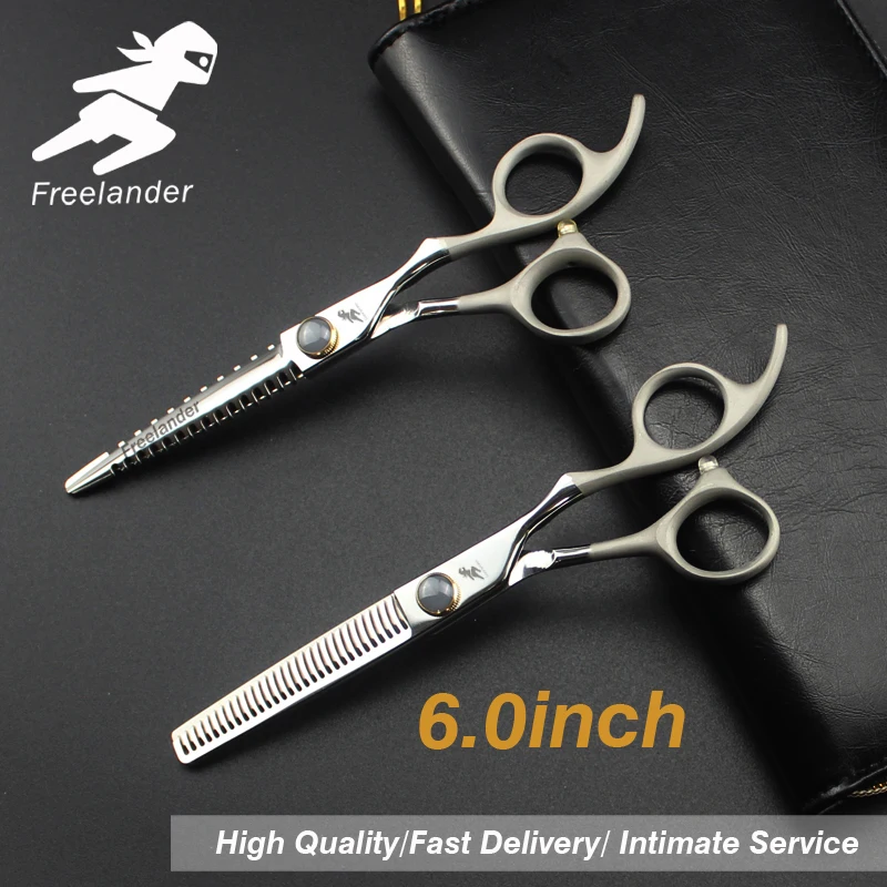 6.0\"sale Silver Japanese Hair Scissors 440C Cheap Hairdressing