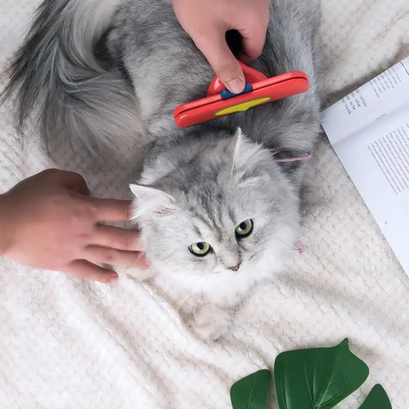 Собака Pet расческа-триммер для удаления волос щетка для кошек укладка инструменты Щетка для грабли инструмент для обработки шерсти животных Товары для домашних животных