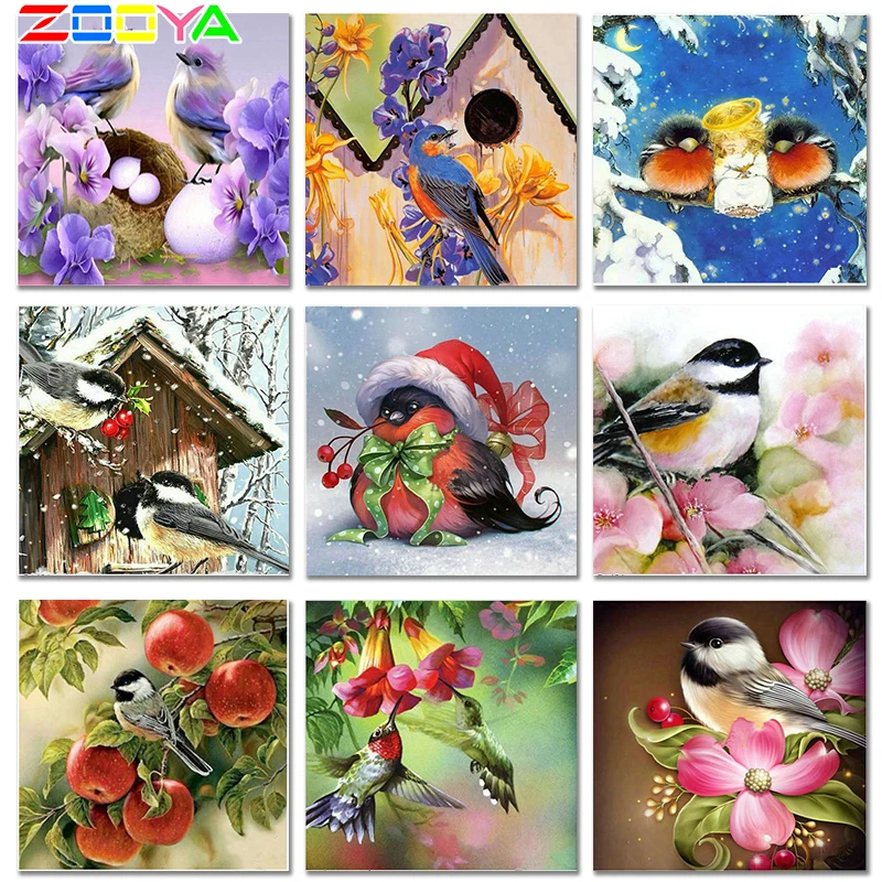 

Full Diamond Embroidery Square Diy Diamond Drawing Animal Bird Diamond Painting Cross Stitch Crystal Diamond Sets Mosaic H821