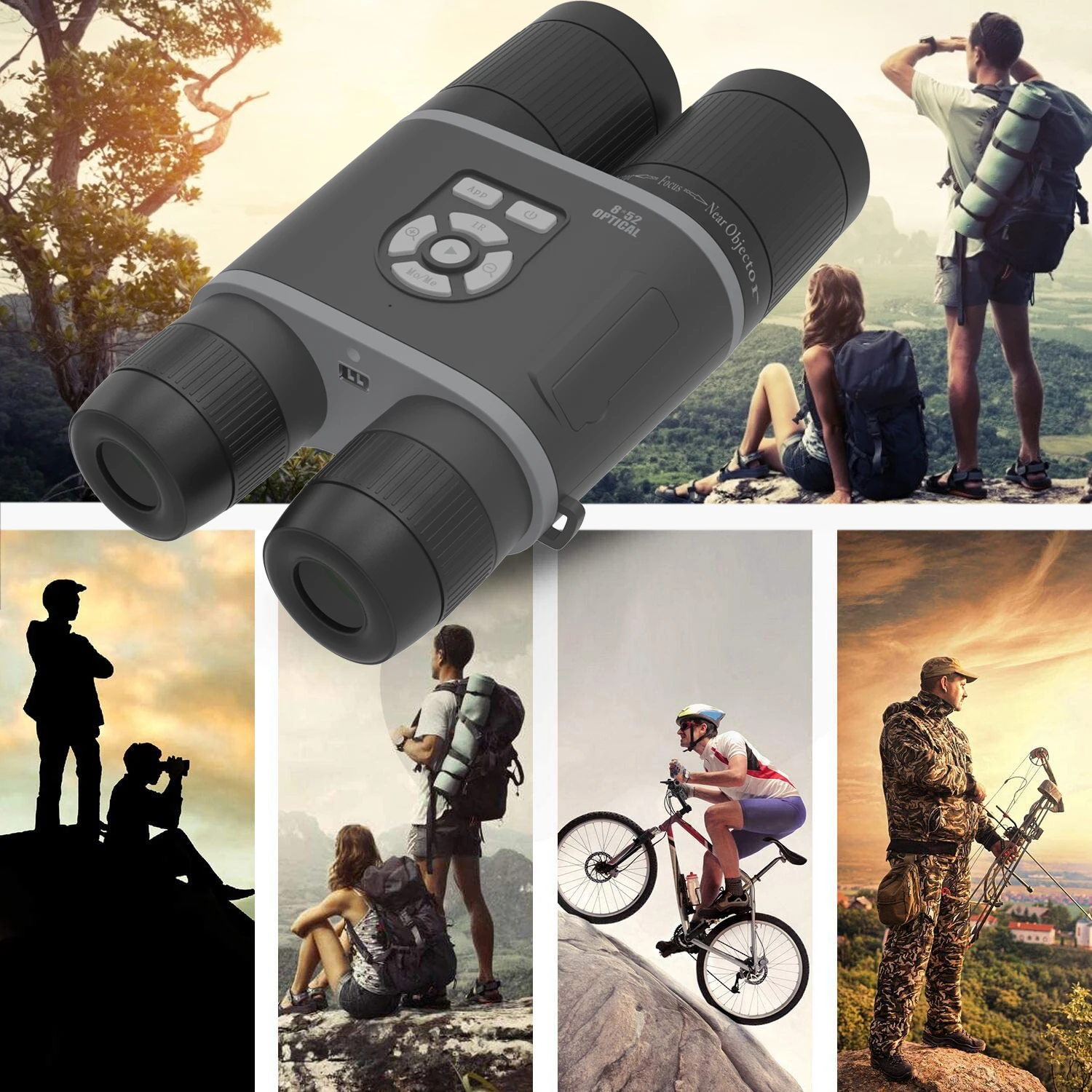 

Digital Binoculars Electronic Night Vision Binoculars Image Sensor Imaging Binoculars Infrared Night Vision Powerful Telescope