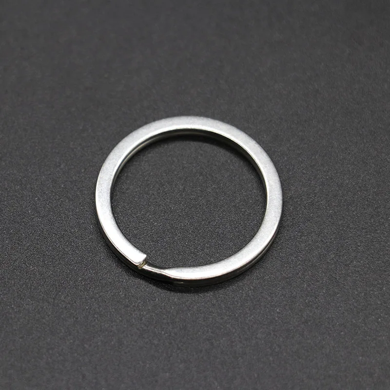 Key Rings 10/20PCS Stainless Steel with Spring Buckle 15 20 25 28 30 32mm Size Split Ring For Bag Chains