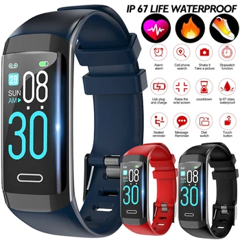 

Hot Women Men Bracelet Wristband V20 Multifunctional AI Heart Rate Blood Pressure Bluetooth IP67 Waterproof Sports Smart Watch