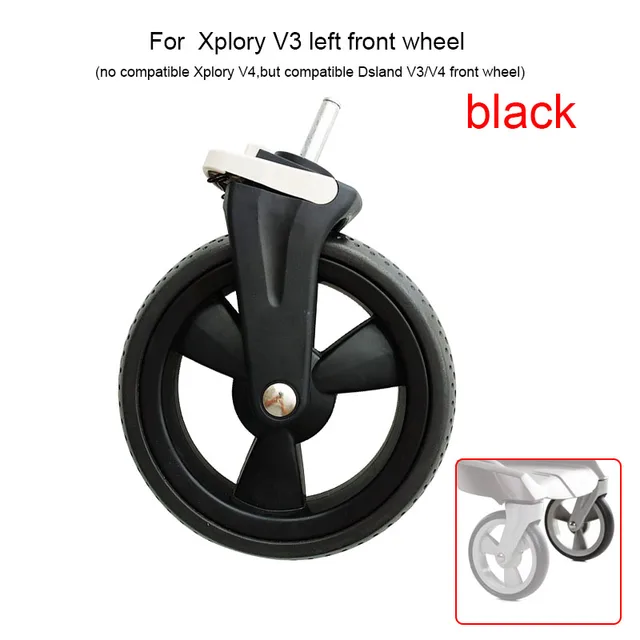 Baby Stroller Wheels Compatible With Dsland Stokke Xplory V3 V4 V5 Series  Baby Cart Trolley Accessories Pram Front Back Wheels - Stroller Accessories  - AliExpress