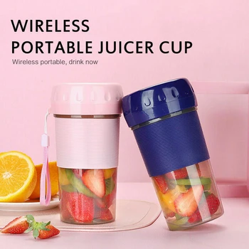 

300ML USB Portable Electric Juice Maker Cup Fruit Mixer Juice Blenders Bottle Kitchen FP8