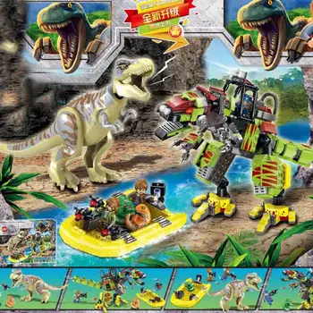 

Jurassic World Dinosaur Bricks Compatible 75938 Jurassic World Park Model Building Blocks Boys Gifts Toys For Children