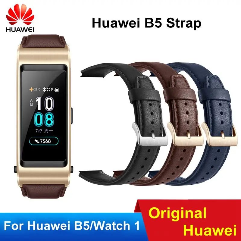 Сменный кожаный ремешок для Huawei Talkband B5 ремень из натуральной кожи | Электроника